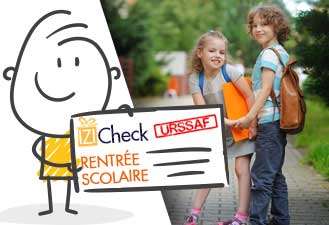 chèques cse  urssaf rentrée scolaire